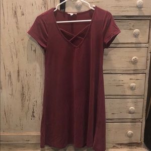 Burgundy Socialite Dress